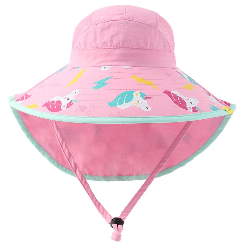 Kids Wide Brim Hat Summer Casual Hat